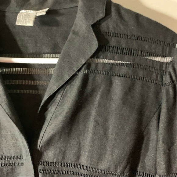 W by Worth Linen Bell Sleeve Blouse - Picture 2 of 8